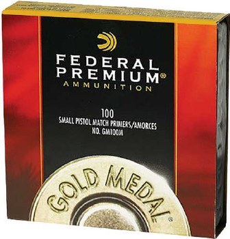 Federal Primer Small Pistol Match #GM100M 1000ct