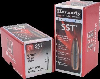 6mm 95gr SST Hornady #24532 100/bx
