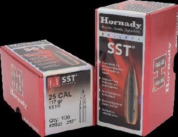 .25 Caliber 117gr SST Hornady #25522 100/bx