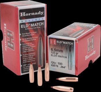 6.5mm 123gr ELDM Hornady #26176 100/bx - ReloadingEverything