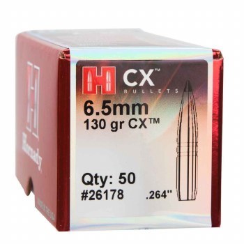 6.5mm 130gr CX Hornady #26178 50/bx