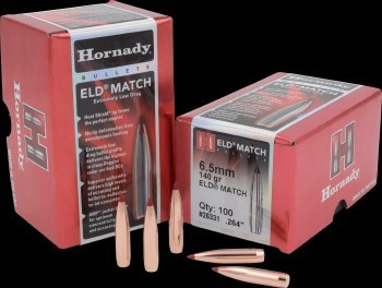 6.5mm 140gr ELD Hornady #26331 100/bx