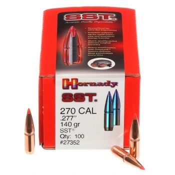 .270 Caliber 140gr SST Hornady #27352 100/bx