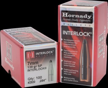 7mm 139gr SP Hornady #2820 100/bx