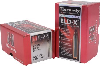 7mm 150gr. ELD-X Hornady #2826 100/bx