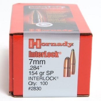 7mm 154gr SP Hornady #2830 100/bx