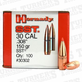 .30 Caliber 150gr SST Hornady #30302 100/bx