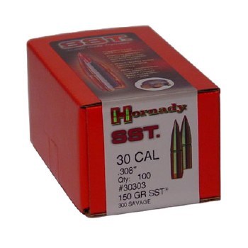 .30 Caliber 150gr SST Hornady #30303 100/bx
