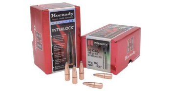 .30 Caliber 165gr SP Hornady #3040 100/bx