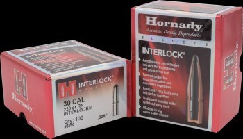 .30 Caliber 220gr RN Hornady #3090 100/bx