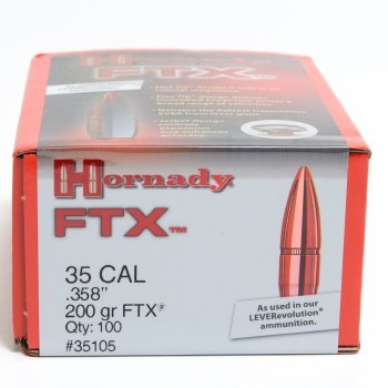.35 Caliber 200gr FTX Hornady #35105 100/bx
