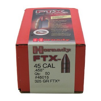 .45 Caliber 325gr FTX Hornady #45015 50/bx