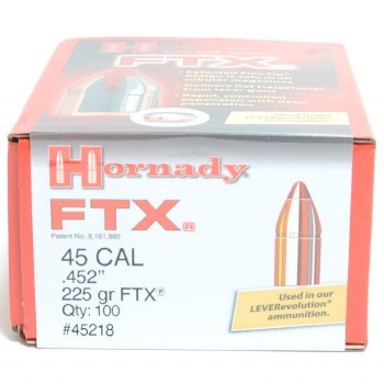 .45  Caliber 225gr FTX Hornady #45218 50/bx