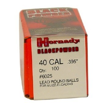 Hornady #6025 .395 Rd. Ball 100/bx