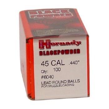 Hornady #6040 .440 Rd. Ball 100/bx