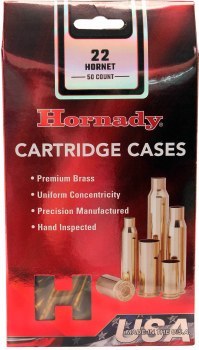 .22 Hornet Hornady Cases 50/bx