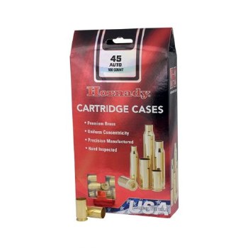 45 ACP Hornady Cases 100/bag