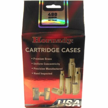 .480 Ruger Hornady Cases 100/bx