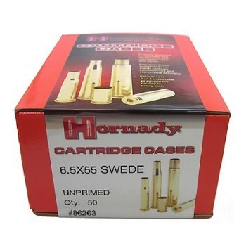 6.5x55 Swedish Hornady Cases 50/bx