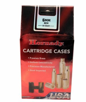 6mm Remington Hornady Cases 50/bx