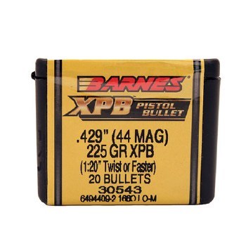Barnes 30543 .429 Caliber 225gr XPB 20/bx ReloadingEverything