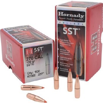 .270 Caliber 130gr SST Hornady #27302 100/bx - Reloading Everything