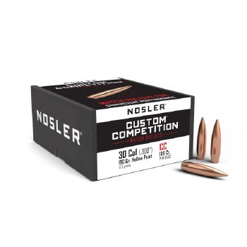 .30 Caliber 190gr HP Nosler #53412 100/bx