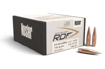 6.5mm 130gr RDF Nosler #53505 100/bx