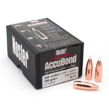 .338cal 180gr AB Nosler #57625 50/bx