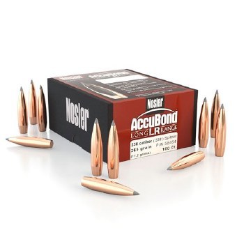 338cal 265gr AB/LR Nosler #58454 100/bx