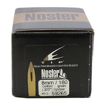8mm 180gr ET Nosler #59265 50/bx