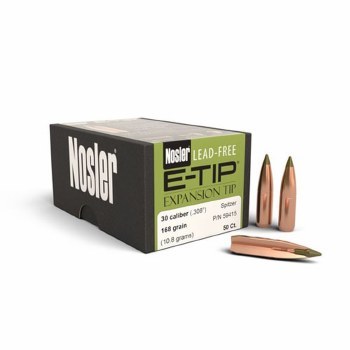 30cal 168gr ET Nosler #59415 50/bx