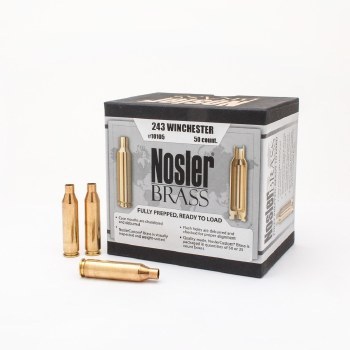 Nosler Brass .243 Winchester 50ct