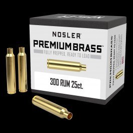Nosler Brass 300 RUM 25ct