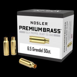 Nosler Brass 6.5 Grendel 50ct