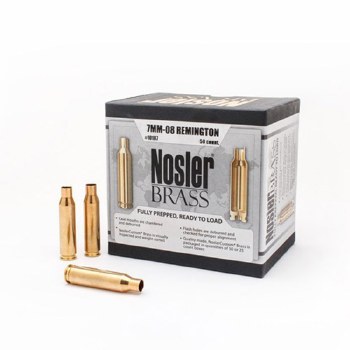 Nosler Brass 7mm-08 Remington 50ct