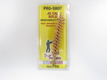 .45 Caliber Pro-Shot Bronze Rifle Brush