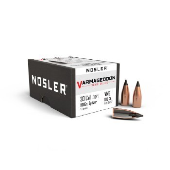 .30 Caliber 110gr Spitzer Nosler #34057 100/bx