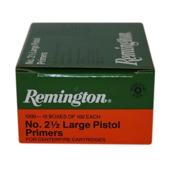 Remington #2 1/2 Large Pistol Primers 1000ct