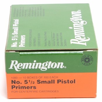 Remington #5 1/2 Small Pistol Magnum Primers 1000ct