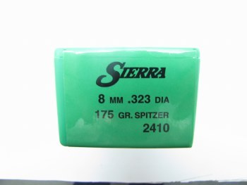 8mm 175gr SPT Sierra #2410 100/bx