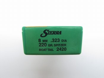 8mm 220gr SBT Sierra #2420 50/bx