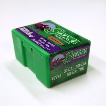 .30 Caliber 168gr TMK Sierra #7768C