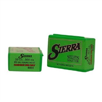 Sierra #8005 30cal 85gr RN 100/bx