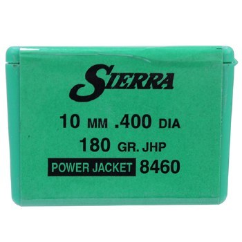 Sierra #8460 10mm 180gr JHP 100/bx