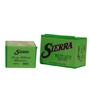 Sierra #8825 45cal 200gr FPJ 100/bx