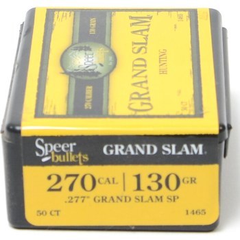 270 Caliber 130gr SPGS Speer #1465 50/bx