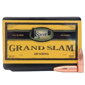 .30 Caliber 165gr GS SP Speer #2038 50/bx