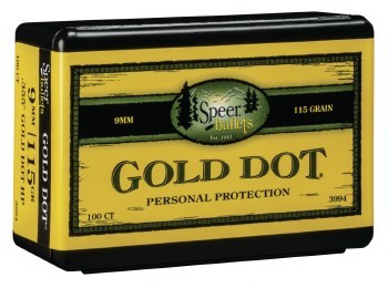 9mm 115gr GDHP Speer #3994 100/bx