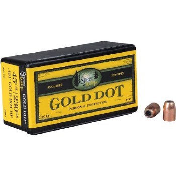 .45 Caliber 230gr GDHP Speer #4483 100/bx